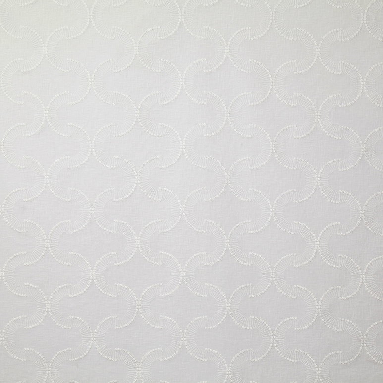 Pindler &amp; Pindler Allison White Fabric