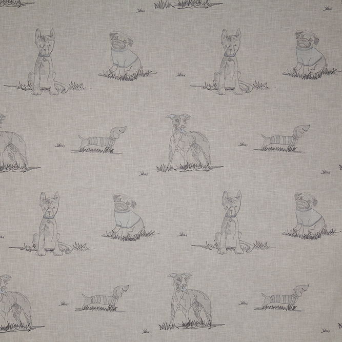 Pindler &amp; Pindler Dog Park Linen Fabric