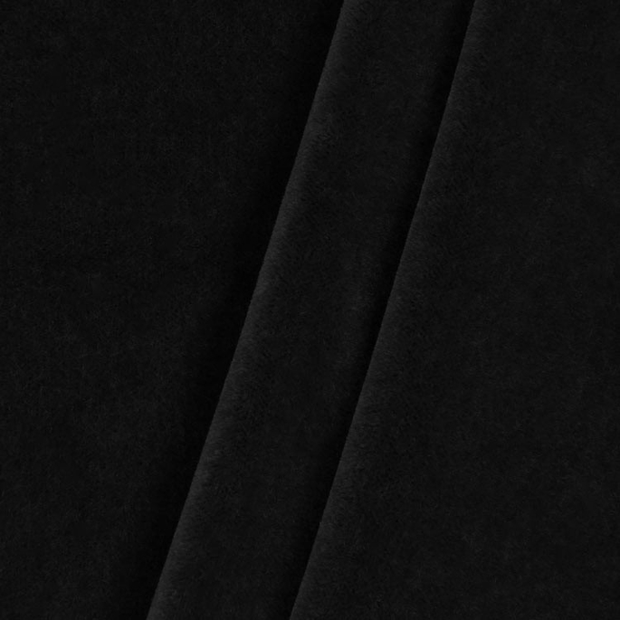 JB Martin Nevada Mohair Velvet Black Fabric image 2 of 2