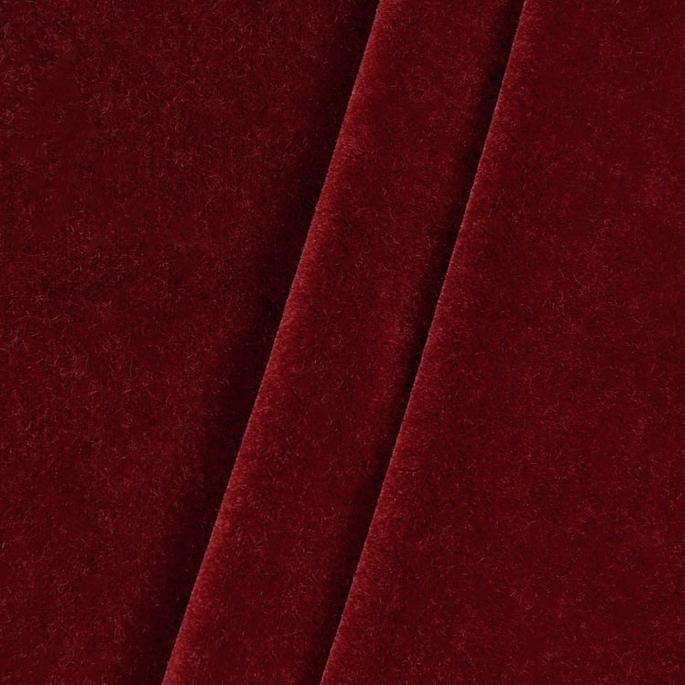 JB Martin Nevada Mohair Velvet Red Pepper Fabric image 2 of 2