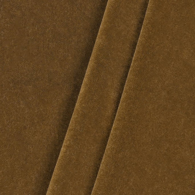 JB Martin Nevada Mohair Velvet Brown Sugar Fabric image 2 of 2