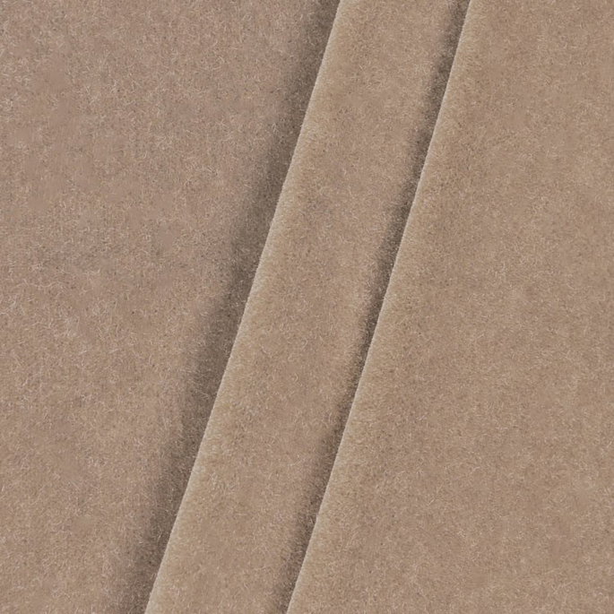 JB Martin Nevada Mohair Velvet Ecru Fabric image 2 of 2