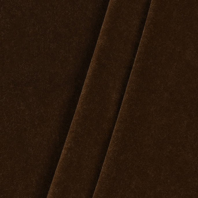 JB Martin Nevada Mohair Velvet Expresso Fabric image 2 of 2