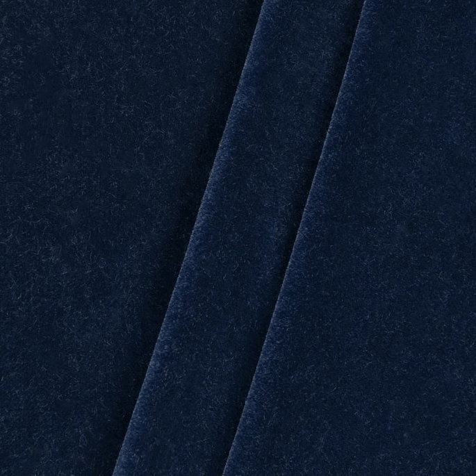 JB Martin Nevada Mohair Velvet Lapis Fabric image 2 of 2