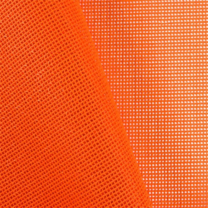 Visi-Guard Fluorescent Orange 9x9 Vinyl Coated Mesh Fabric