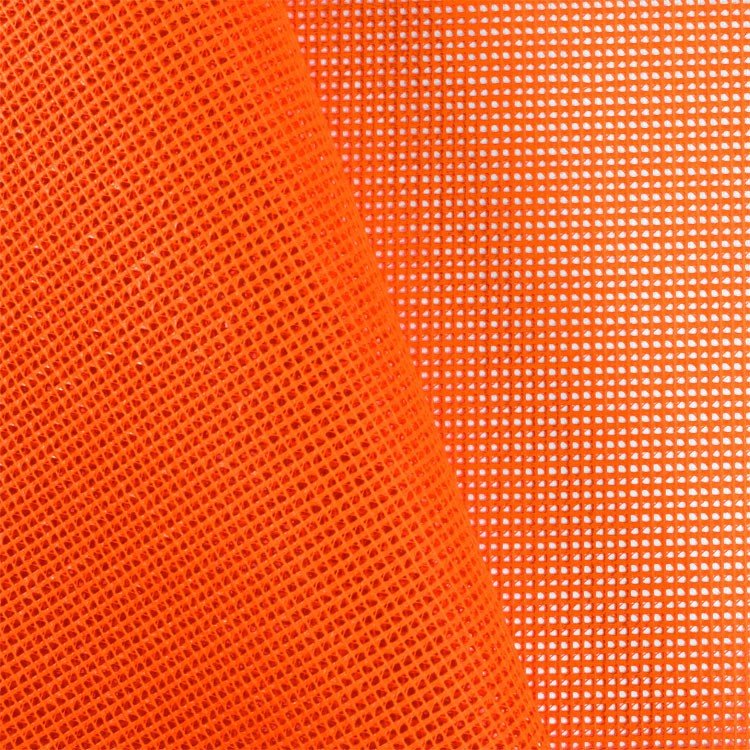 Visi-Guard Fluorescent Orange 9x9 Vinyl Coated Mesh Fabric