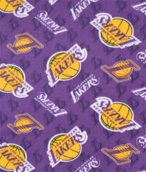 Los Angeles Lakers NBA Fleece Fabric