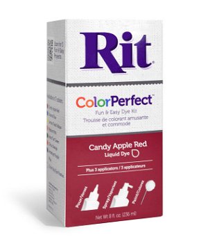 Rit Color Perfect Liquid Dye Kit - Candy Apple Red