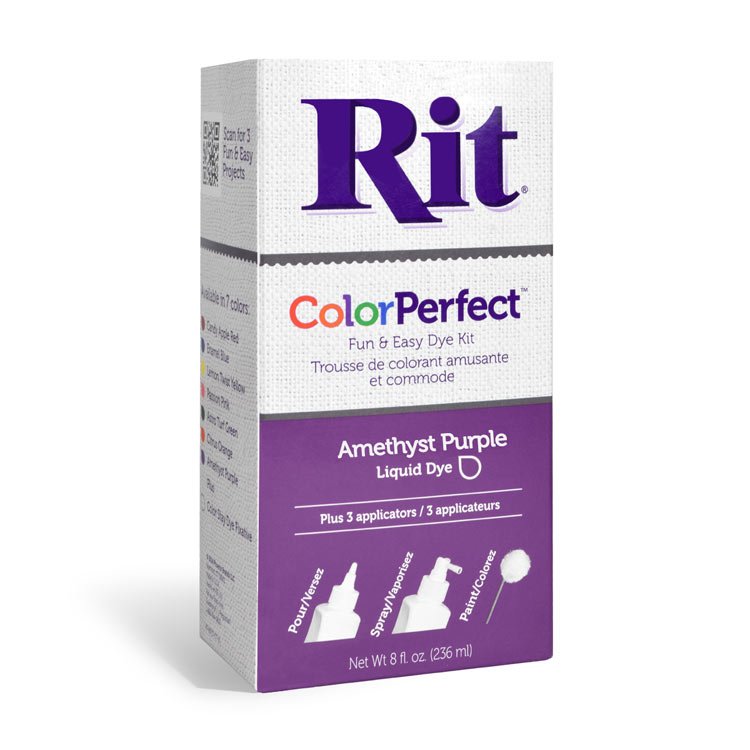  Rit Dye Rit All Purpose Liquid Dye, 236ml, Purple, 8 Fl Oz