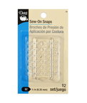 Dritz 12 Clear Sew-On Snaps - 1/4"