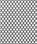 7mm Black Polyester Hex Mesh Fabric