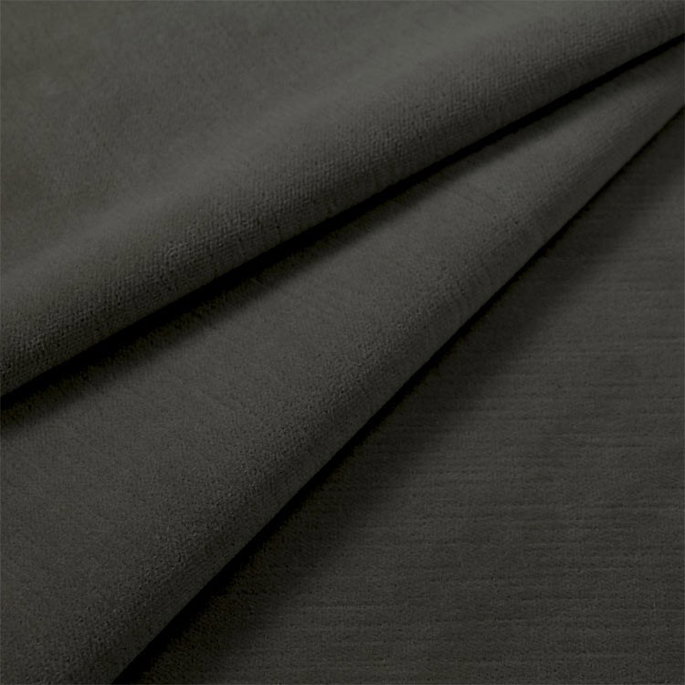 JB Martin Cannes Velvet Dark Grey Fabric image 2 of 2