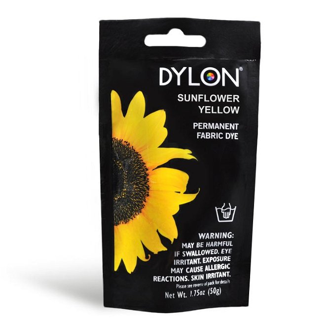 Dylon Permanent Fabric Dye - Sunflower Yellow