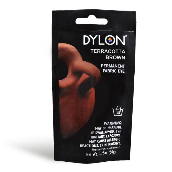 Dylon Permanent Fabric Dye - Terracotta Brown