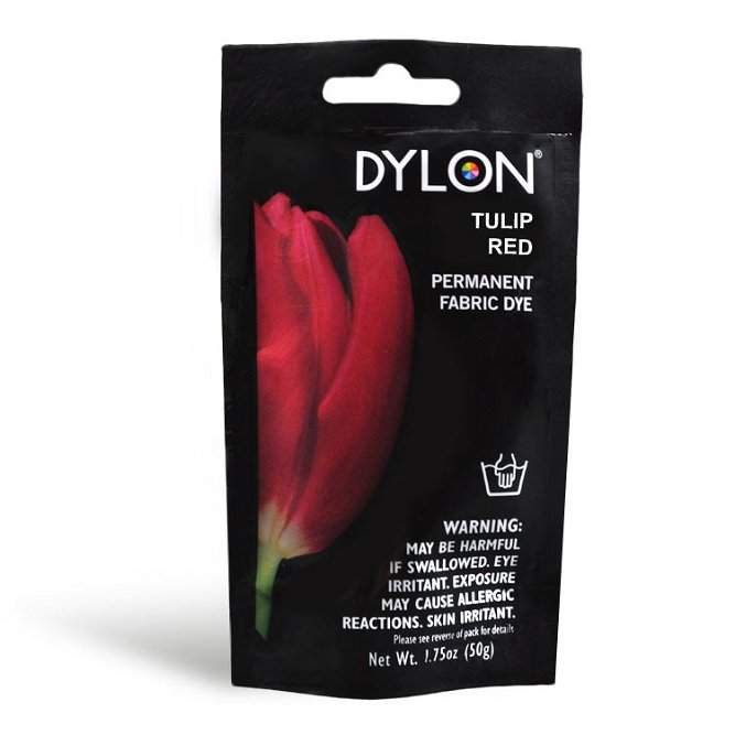 Dylon Permanent Fabric Dye - Tulip Red