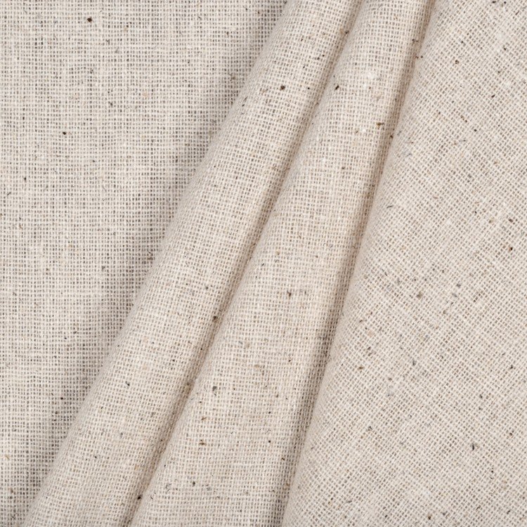 Woven stretch twill washed unbleached