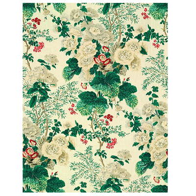 Lee Jofa Althea Print Ivory Fabric