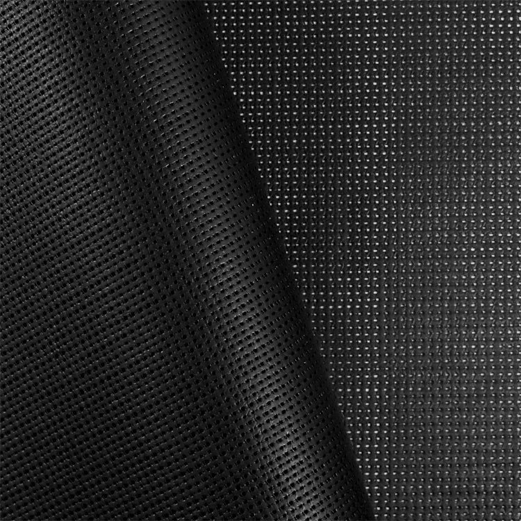 Black 9x12 Vinyl Coated Mesh Fabric
