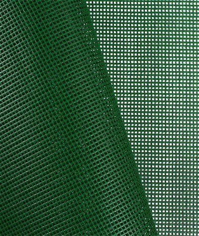 Green 9x9 Vinyl Coated Mesh Fabric