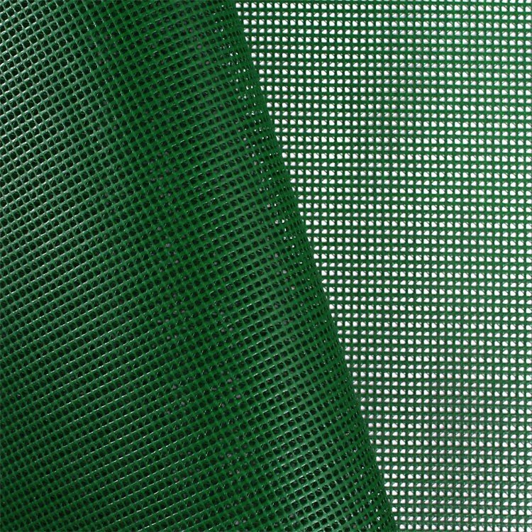 Green 9x9 Vinyl Coated Mesh Fabric