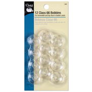 Dritz 12 Plastic Bobbins - Class 66