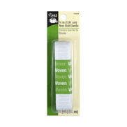 Dritz 3/4" White Non-Roll Elastic - 1 Yard