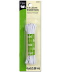Dritz 1/8" White Braided Elastic - 4 Yards