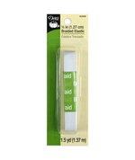 Dritz 1/2" White Braided Elastic - 1-1/2 Yards
