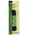 Dritz Black Round Cord Elastic - 5 Yards