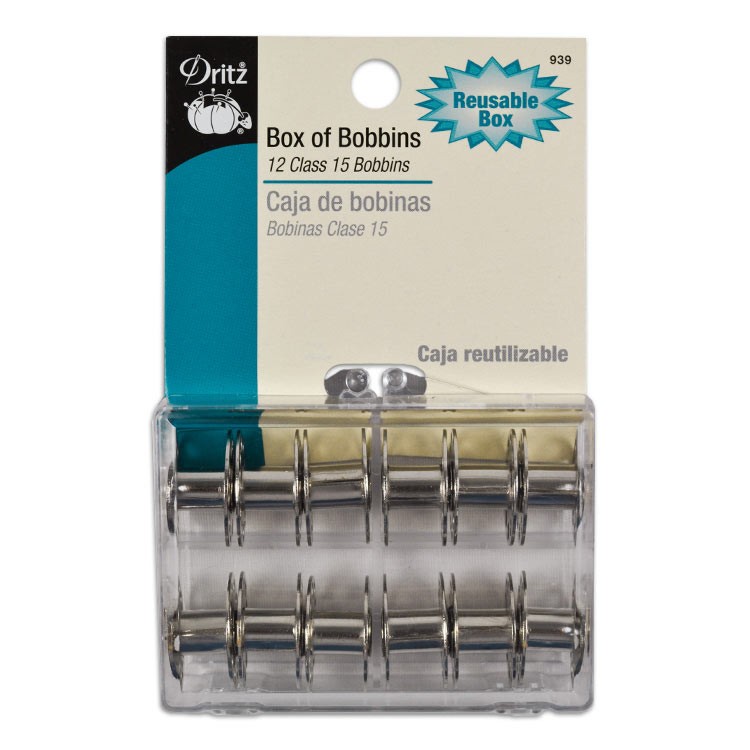 Dritz 12 Metal Bobbins - Class 15