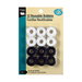 Dritz 12 Pre-Filled Plastic Bobbins Black/White - Class 15