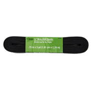 Dritz 3/4" Black Woven Non-Roll Elastic - 3 Yards