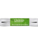 Dritz 3/4" White Woven Non-Roll Elastic - 3 Yards