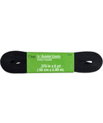 Dritz 3/8" Black Braided Elastic  - 6 Yards