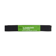 Dritz 3/4" Black Braided Elastic - 3 Yards