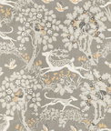 Lee Jofa Mille Fleur Silver Fabric