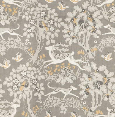 Lee Jofa Mille Fleur Silver Fabric