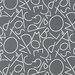 Premier Prints ABC Black Flame/White Canvas Fabric