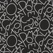 Premier Prints ABC Black Canvas Fabric