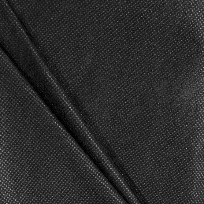 60&quot; Black Laminated Cambric Dust Cover Fabric
