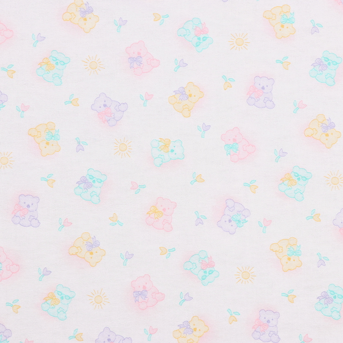45" Baby Print Flannel Multi Fabric image 1 of 2