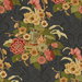 Seabrook Designs Dynasty Floral Metallic Ebony Wallpaper