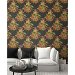 Seabrook Designs Dynasty Floral Metallic Ebony Wallpaper thumbnail image 2 of 2