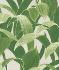 Seabrook Designs Imperial Banana Groves Metallic Pearl & Green Wallpaper
