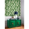 Seabrook Designs Imperial Banana Groves Metallic Pearl & Green Wallpaper - Image 2