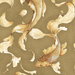 Seabrook Designs Koi Fish Metallic Gold & Toffee Wallpaper