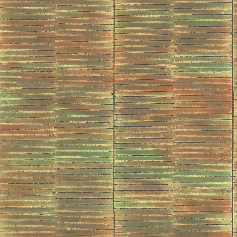 Seabrook Designs Dynasty Bamboo Spice &amp; Metallic Gold Wallpaper