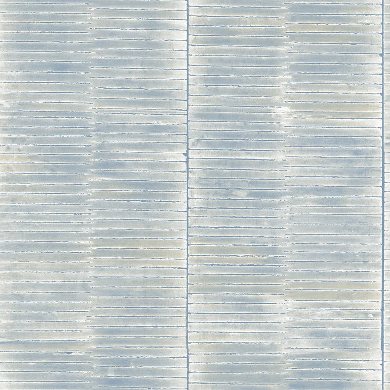 Seabrook Designs Dynasty Bamboo Periwinkle &amp; Metallic Pearl Wallpaper