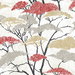 Seabrook Designs Confucius Tree Metallic Gold & Crimson Wallpaper
