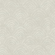 Seabrook Designs Confucius Scallop Linen & Metallic Pearl Wallpaper
